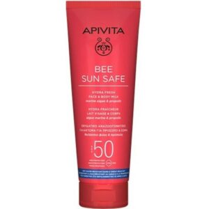 Apivita Bee Sun Safe Ενυδατικό Αναζωογονητικό Γαλάκτωμα Για Πρόσωπο SPF50& Σώμα 200ml